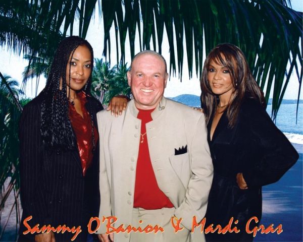 Sammy O'Banion with Mardi Gras